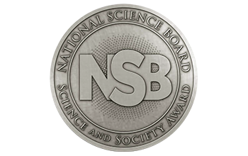 A rendering of the National Science Board Science and Society Award medallion.